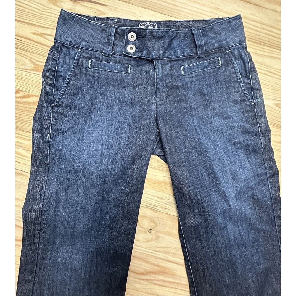 Lucky Brand Capri Jeans Womens Size 26 Blue Denim Cotton Flat Front Straight Leg - Picture 2 of 10